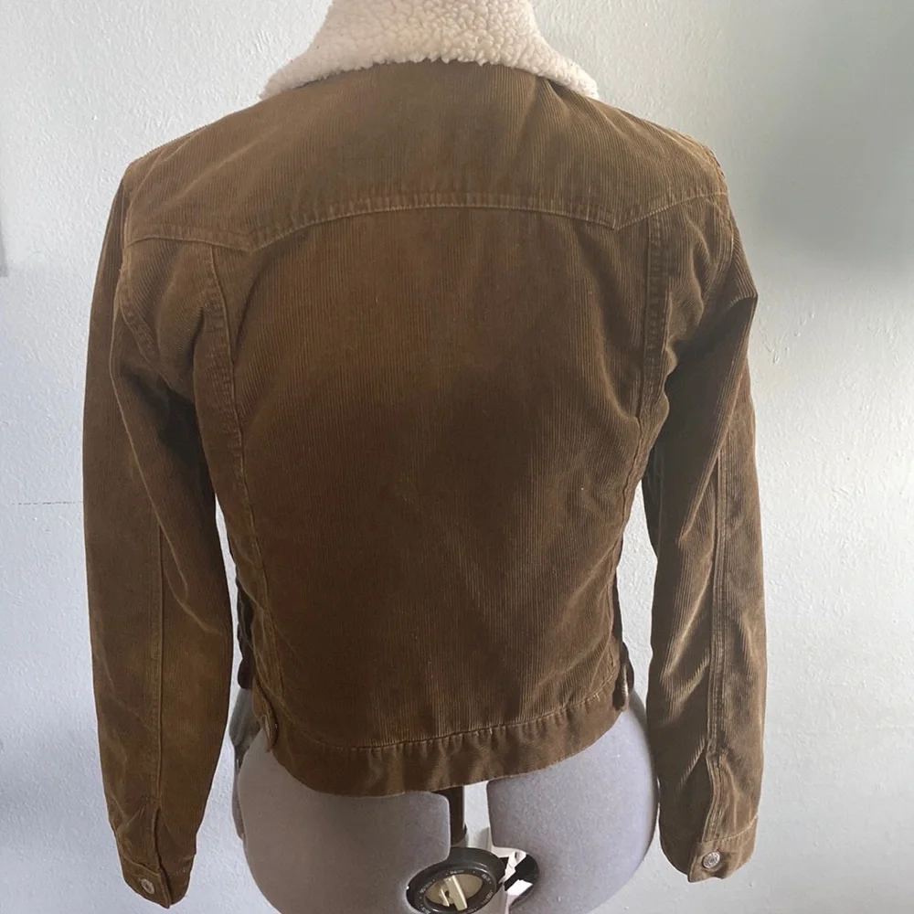 Sherpa Lined Corderoy Jacket S - Picture 8 of 11